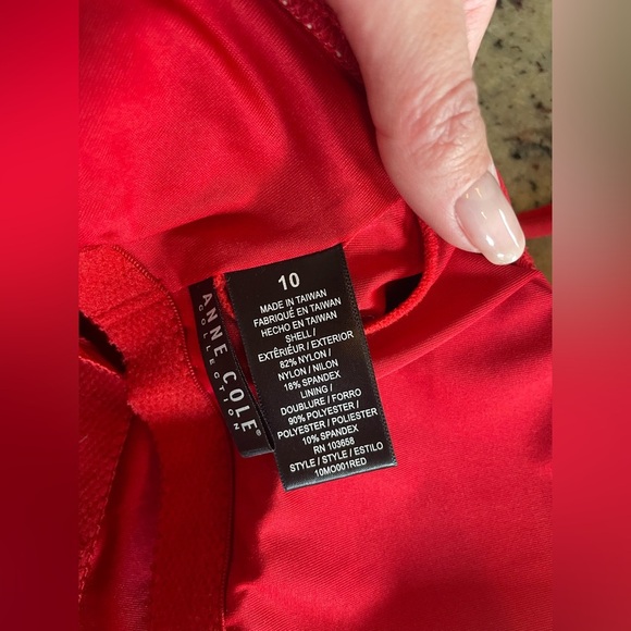 Women’s red and coal collection swimsuit size 10 - Picture 4 of 6